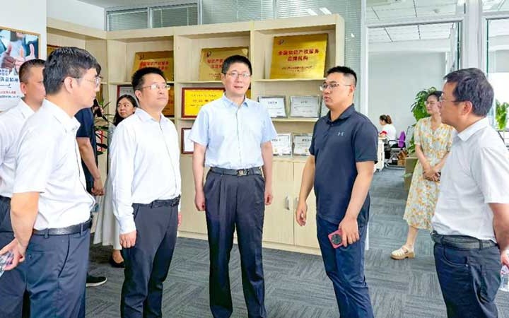 Director Li Jie of Jiangsu Provincial Intellectual Property Office Visits Sunshine IP Suzhou Office